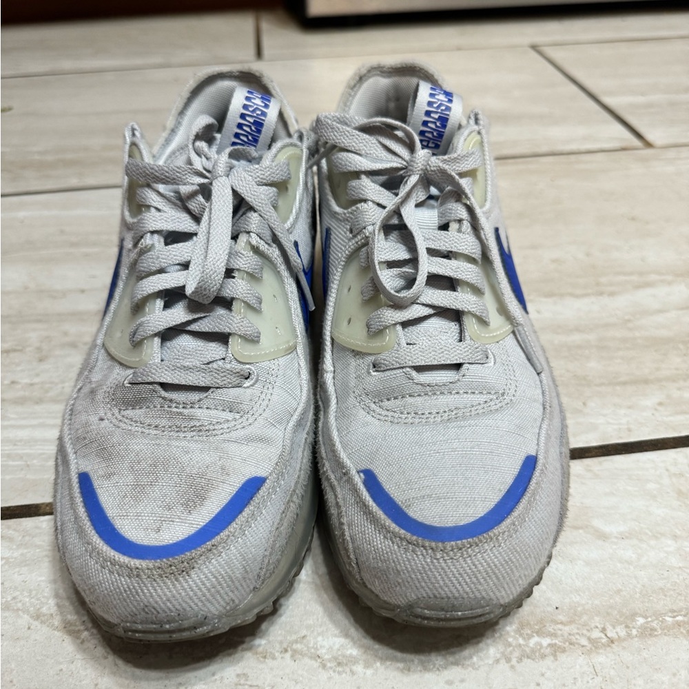 Nike shoes bit of a stain easily can get off retail for these are 150